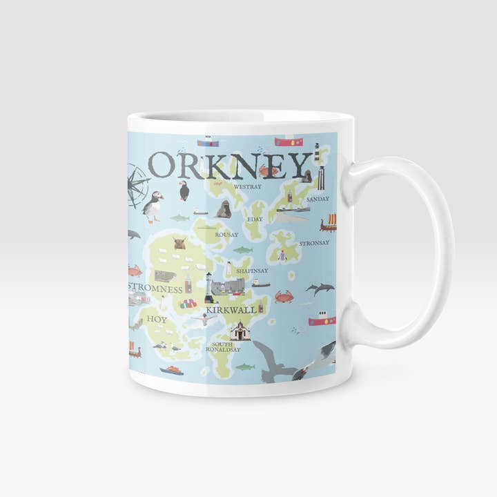 Betty Boyns Designs – wholesale Coffee mug – ILLUSTRATED MAP MUGS42