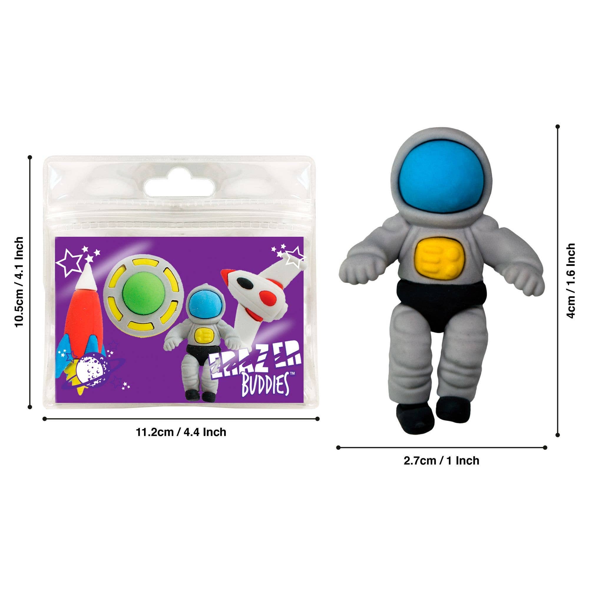 Deluxebase – wholesale Eraser – Erazer Buddies - Space Rubber Set2