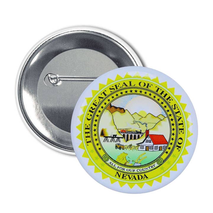 Round Plate - State of Nevada Shield - USA for wholesale by Astur Pins