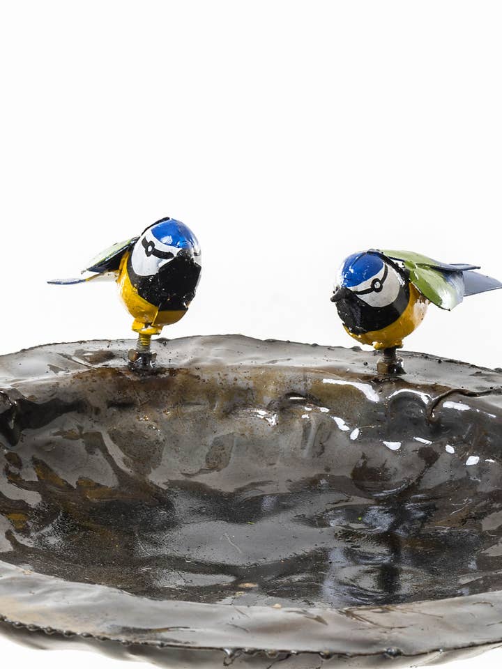 METALEN DOP MET 3 PIMPELMEZEN, SCHAAL, PETFEEDER voor wholesale door Zimba-Arts