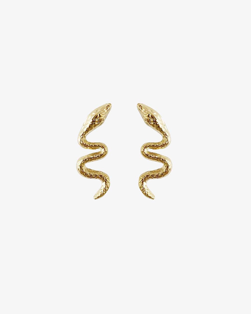 HELLES - Wholesale Stud/Post Earrings - BABY SNAKE FLEAS