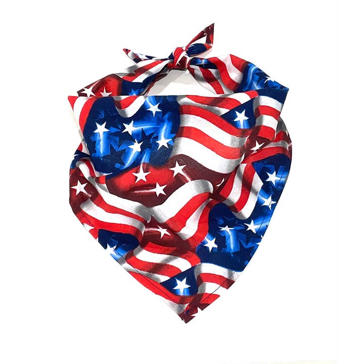 Cape Crafter - Wholesale Pet Bandana - Dog - Americana style Pet Bandanas - assorted patterns