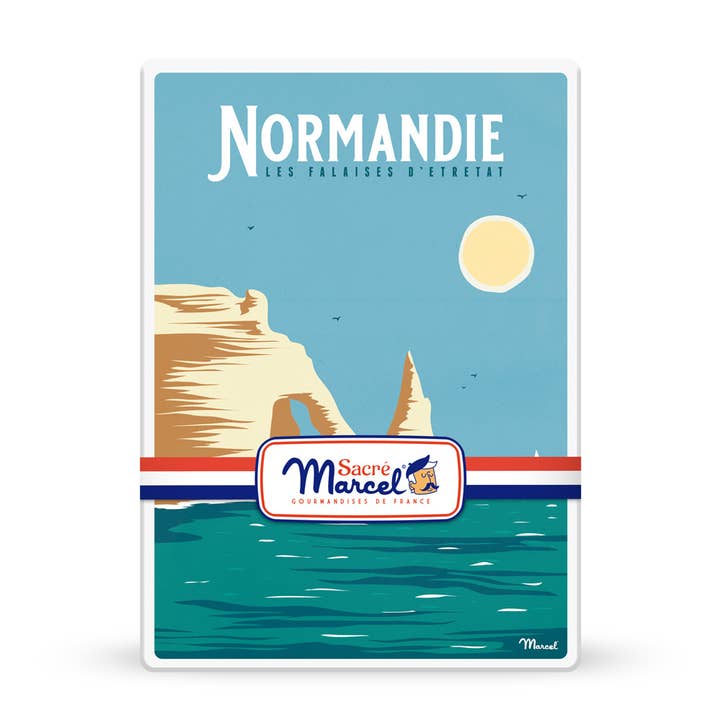 Boîte métal “Falaise de Normandie” | Sacré Marcel for wholesale by Maxim's