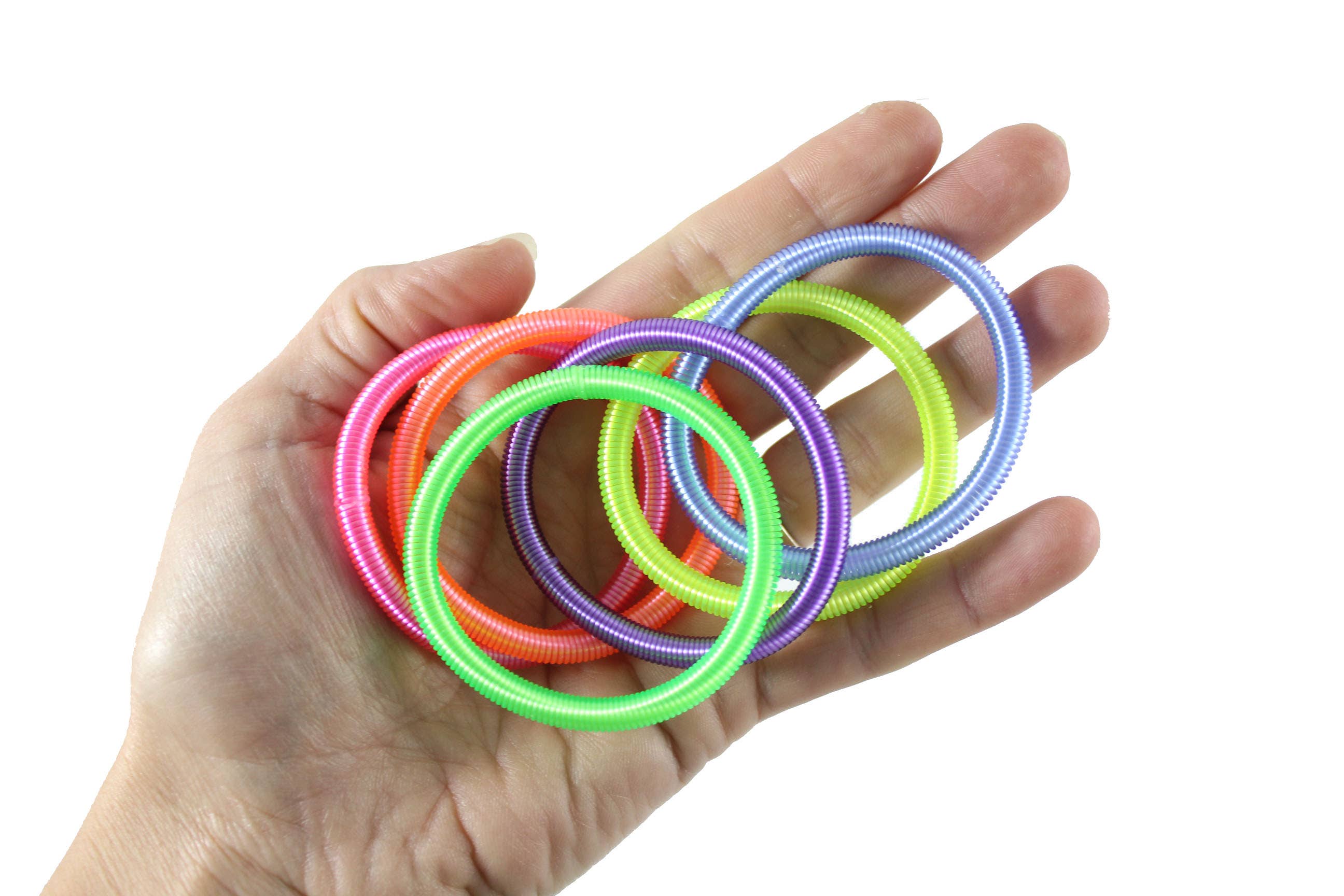 Curious Minds Toys - Wholesale Fidget Toy - Kids - 1 Bright Spring Coil Fidget Bracelets -  Sensory Fidget Toy5