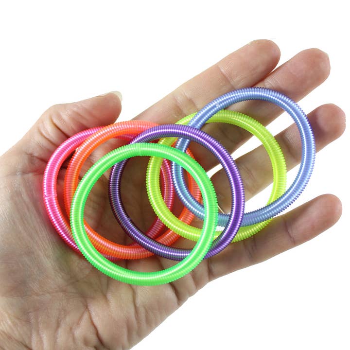 Curious Minds Toys - Wholesale Fidget Toy - Kids - 1 Bright Spring Coil Fidget Bracelets - Sensory Fidget Toy5