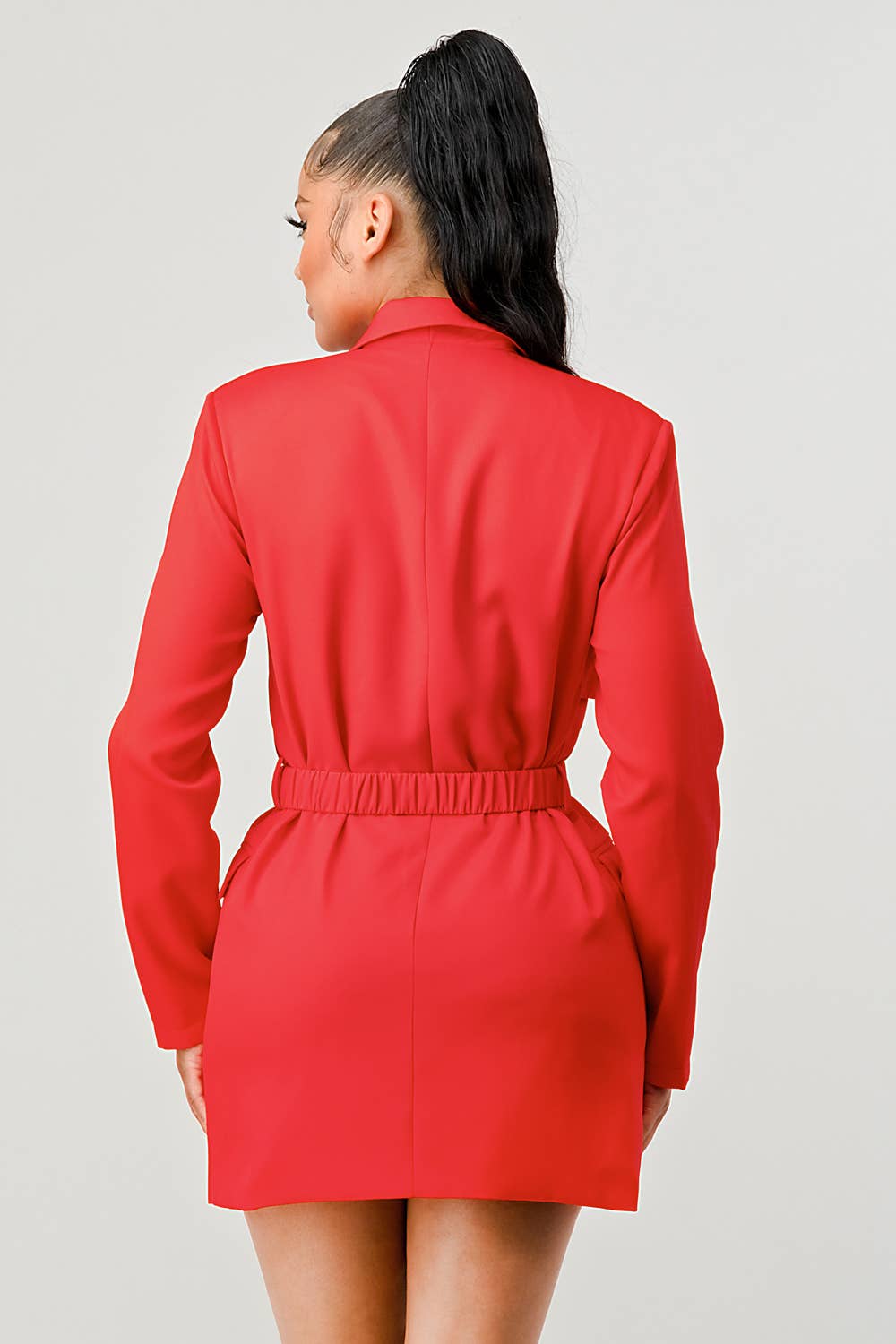 PRIVY - Vendita all'ingrosso Giacca - Donna - ABITO GIACCA BLAZER CON CINTURA A CATENA ORO LUX2