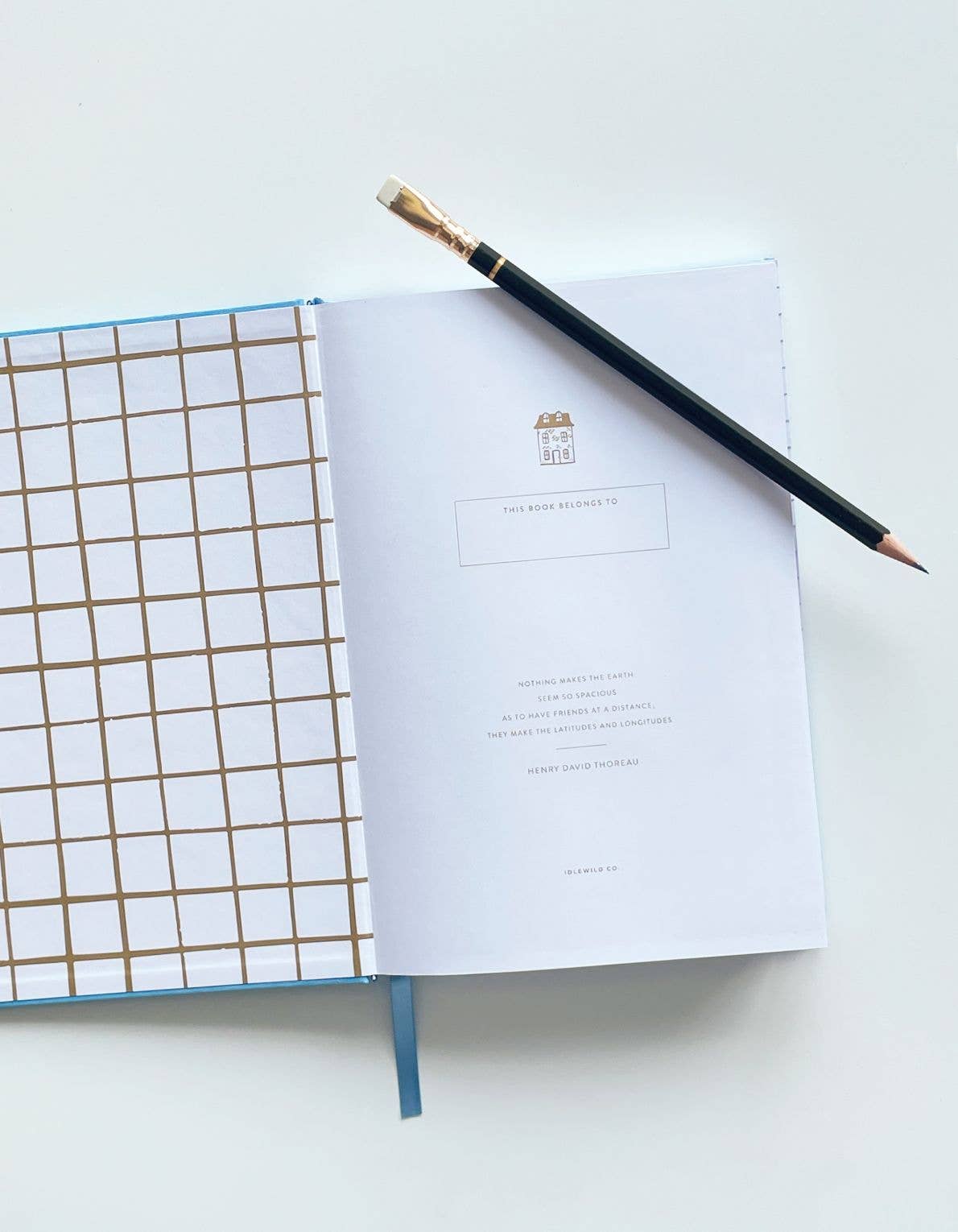 Idlewild Co. - Vente Carnets d'adresses - Carnet d'adresses | Maisons (Bleu)2