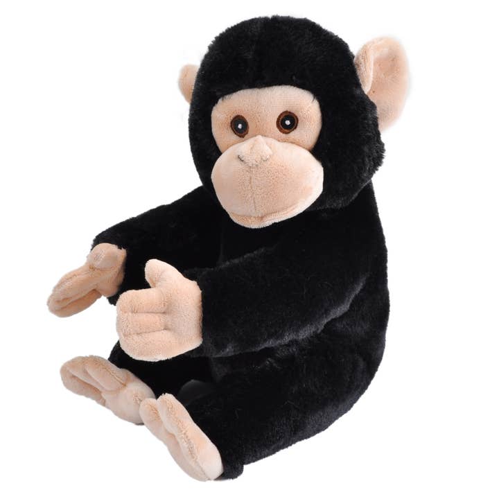 Ecokins Chimpanzee Stuffed Animal 12" for wholesale by Wild Republic