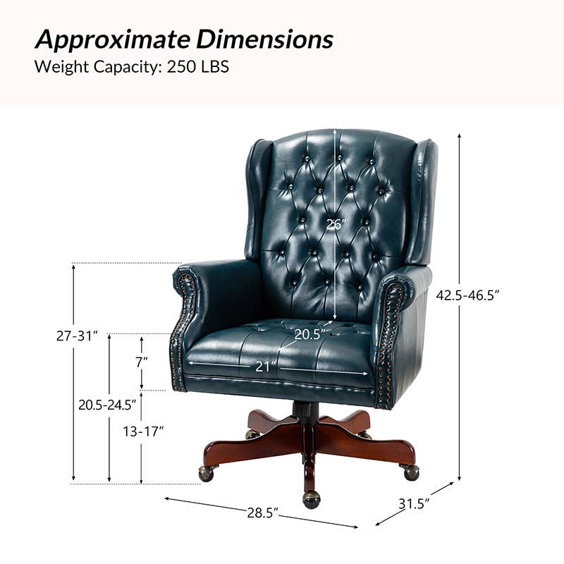 Karat Home - Wholesale Chair - Amadeo Executive Chair2
