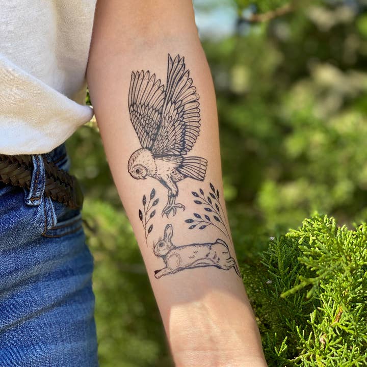 Owl & Rabbit Temporary Tattoo and other Purchase Wholesale rabbit. Free Returns & Net 60 Terms on Faire trending on Faire.