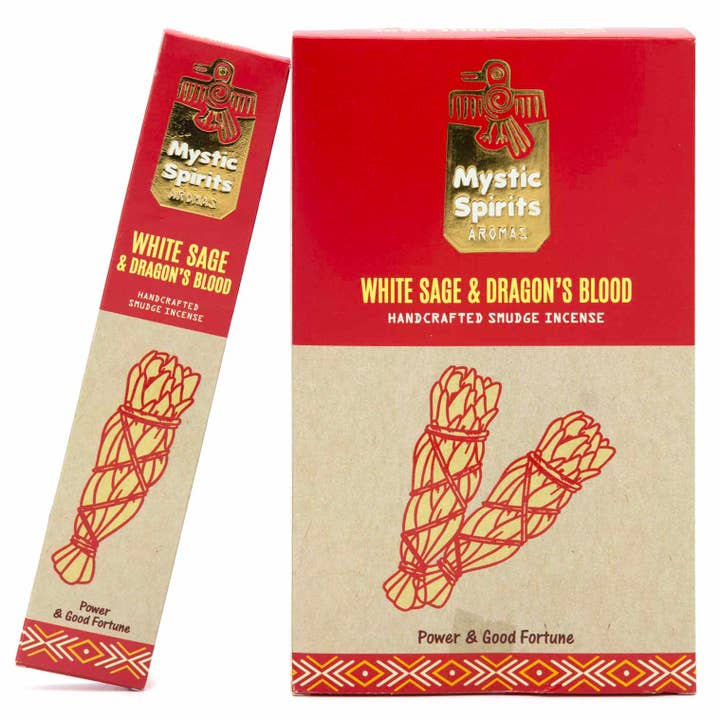 White Sage and Dragon's Blood Mystic Spirits Incense for wholesale by Siesta