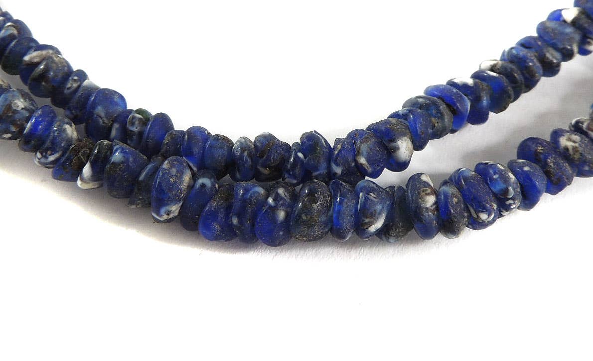 Africa Direct - Wholesale Beads - Small Navy Blue Recycled Powder Glass Beads1