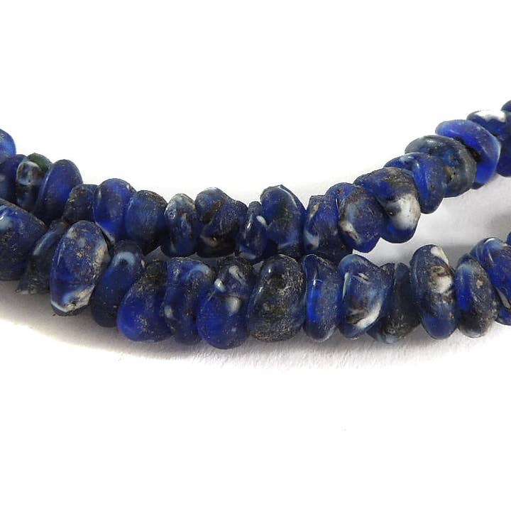 Africa Direct - Wholesale Beads - Small Navy Blue Recycled Powder Glass Beads1
