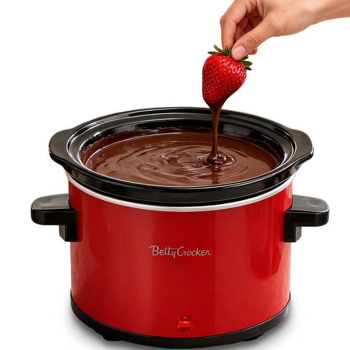 0.7-Quart Mini Slow Cooker, Electric Pot, Red for wholesale by Equity Brands