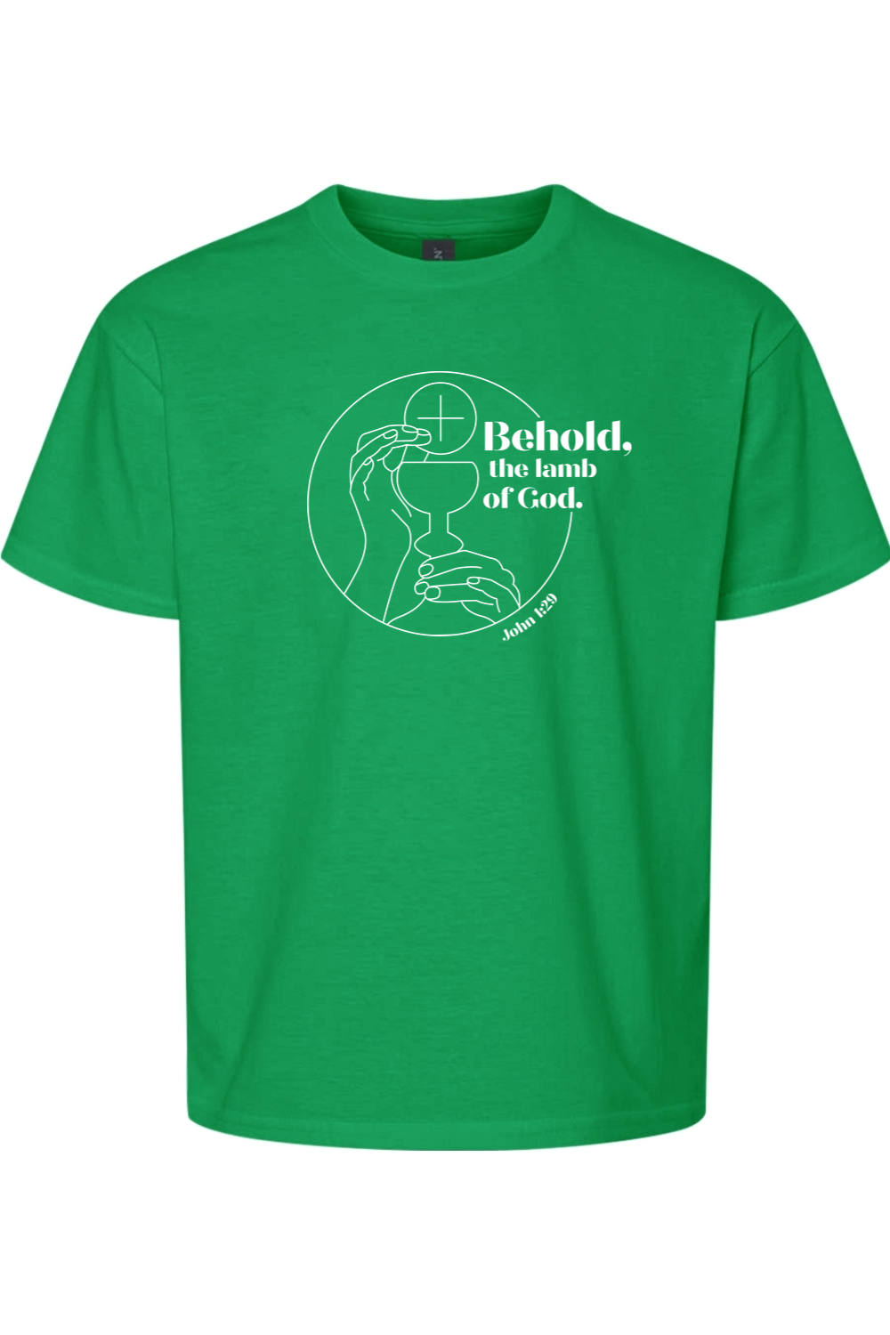 Sock Religious - Vente T-shirt sérigraphié – enfant - Voici l'Agneau de Dieu - Jean 1:29 T-shirt Jeunesse3