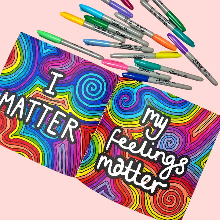 affirmation colouring book for wholesale by Keep It Bright