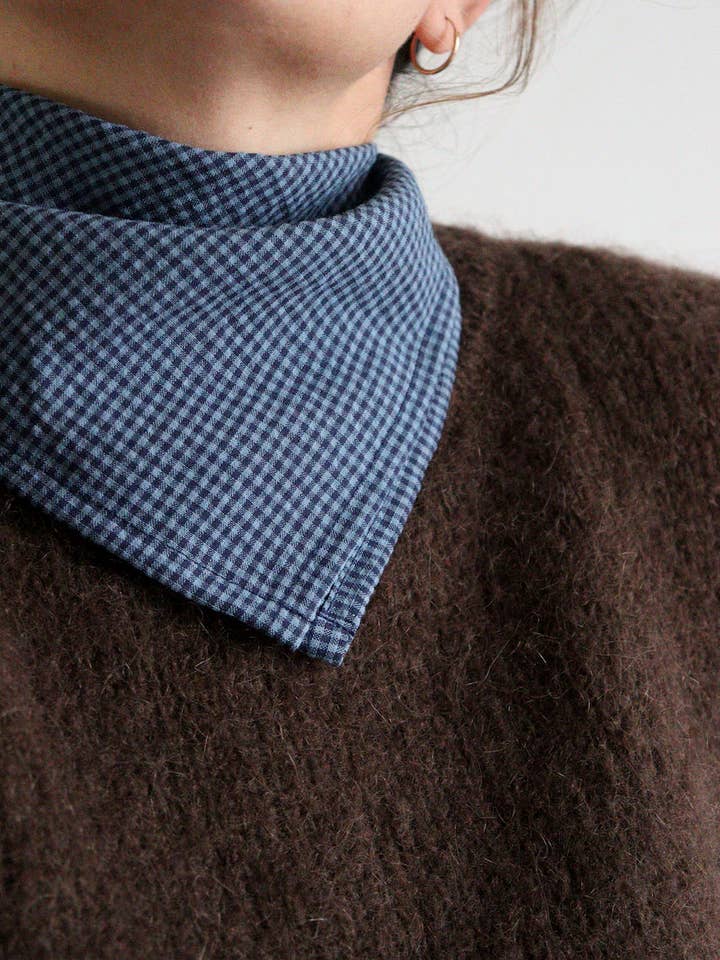 Liv seersucker blå for engroshandel hos Maho