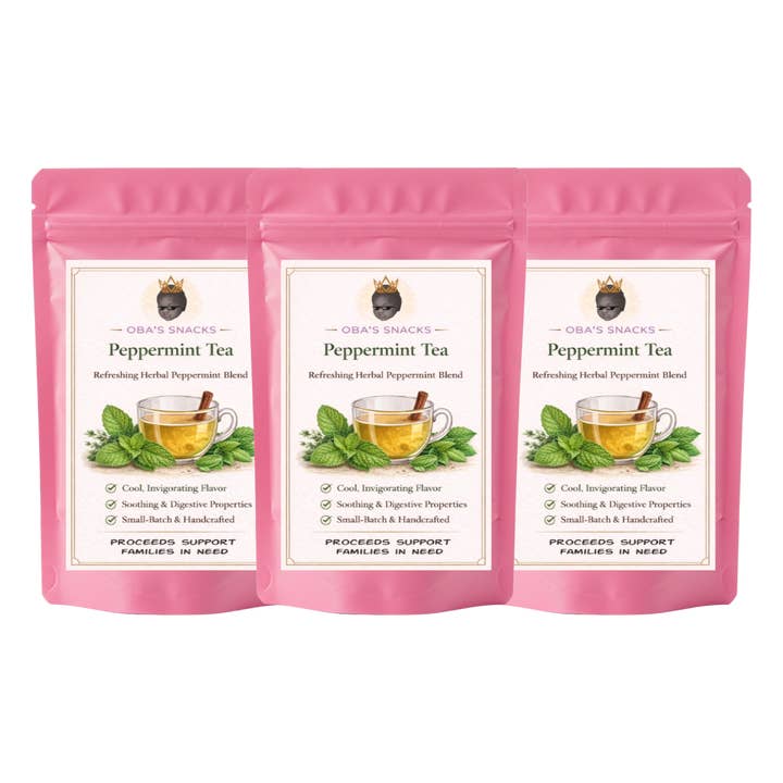 Gourmet-Tee – Pfefferminztee – 3er-Pack (Chai oder klassisch) für den Großhandel von Oba's Snacks