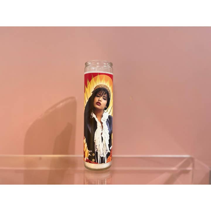 Flaming Feminist - Wholesale Votive Candle - Selena Quintanilla Perez1