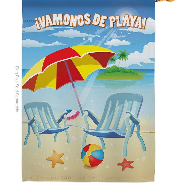 Two Group Flag Co - Wholesale Vlag - Vamonos de Playa Zomer Plezier en Zondecor Vlag1