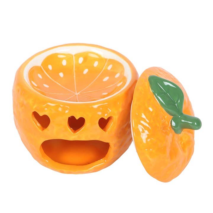 Something Different Wholesale - Wholesale Oil Warmer - Orange Oil Burner