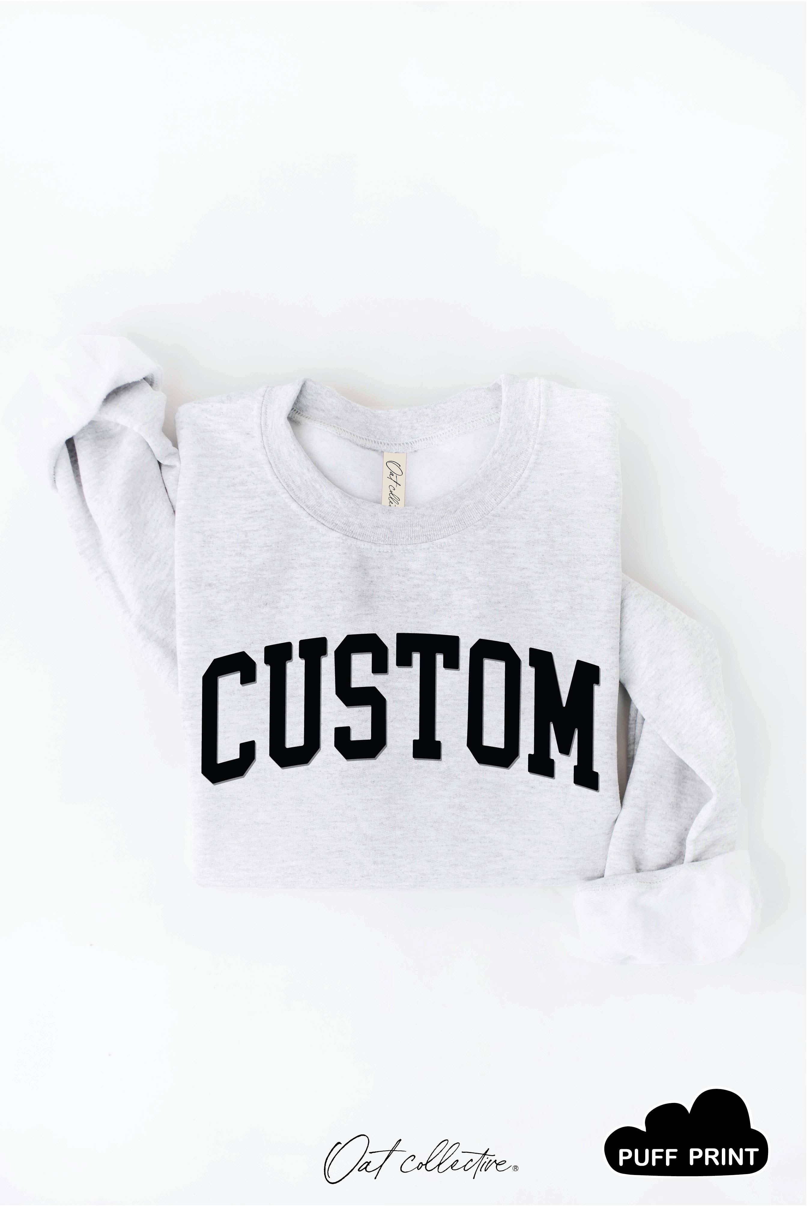 OAT COLLECTIVE - Vente Sweat-shirt à imprimés – femme - Sweat-shirt graphique à imprimé BOUFFÉ PERSONNALISÉ2