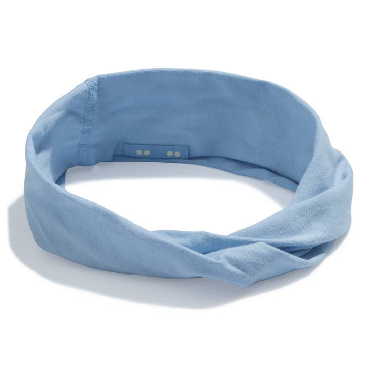 KOOSHOO - Wholesale Fashion Headband - Unisex - Organic Twist Headband - Chambray Blue