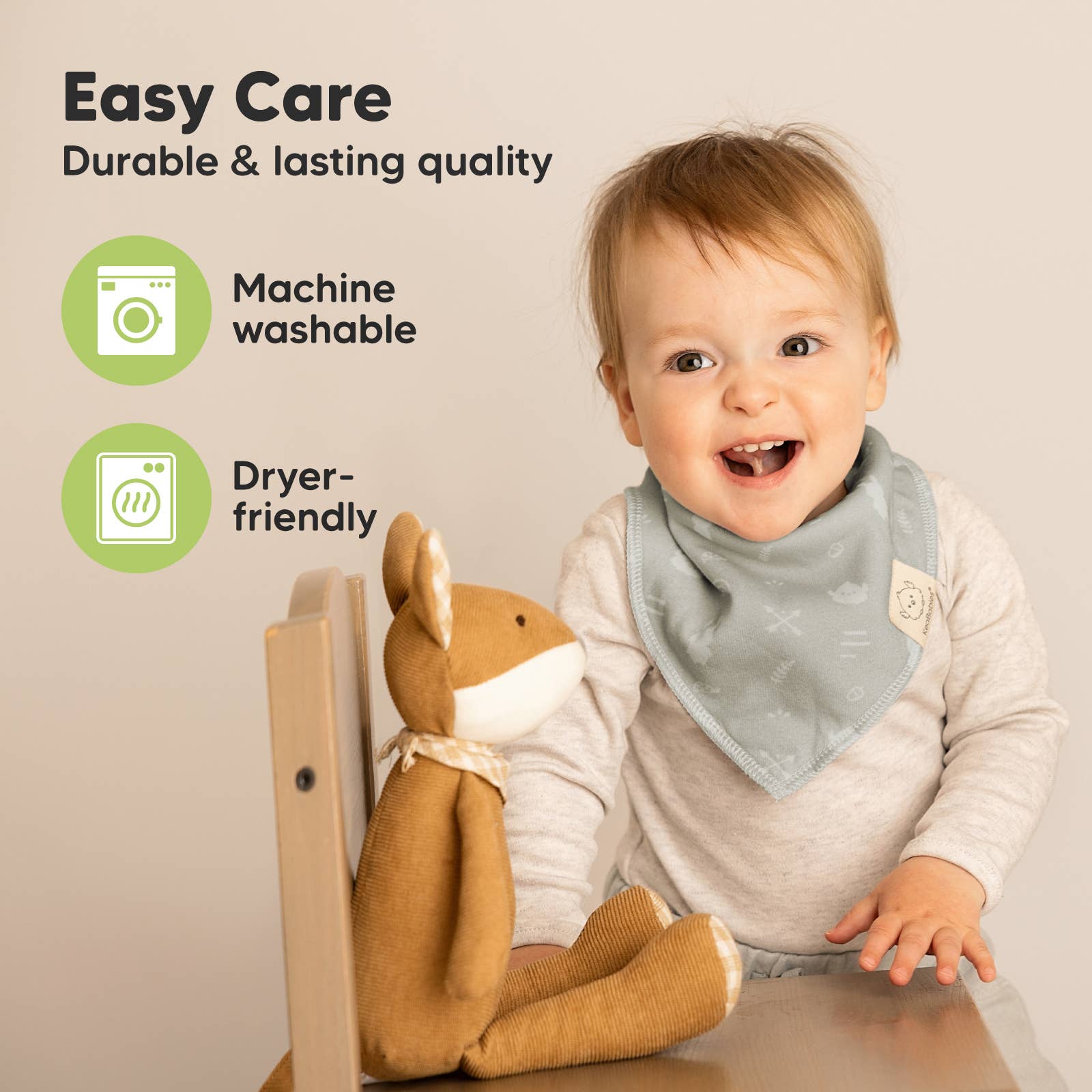 Nordic 8-pack Baby Bandana Bibs for Boys and Girls for wholesale on Faire5