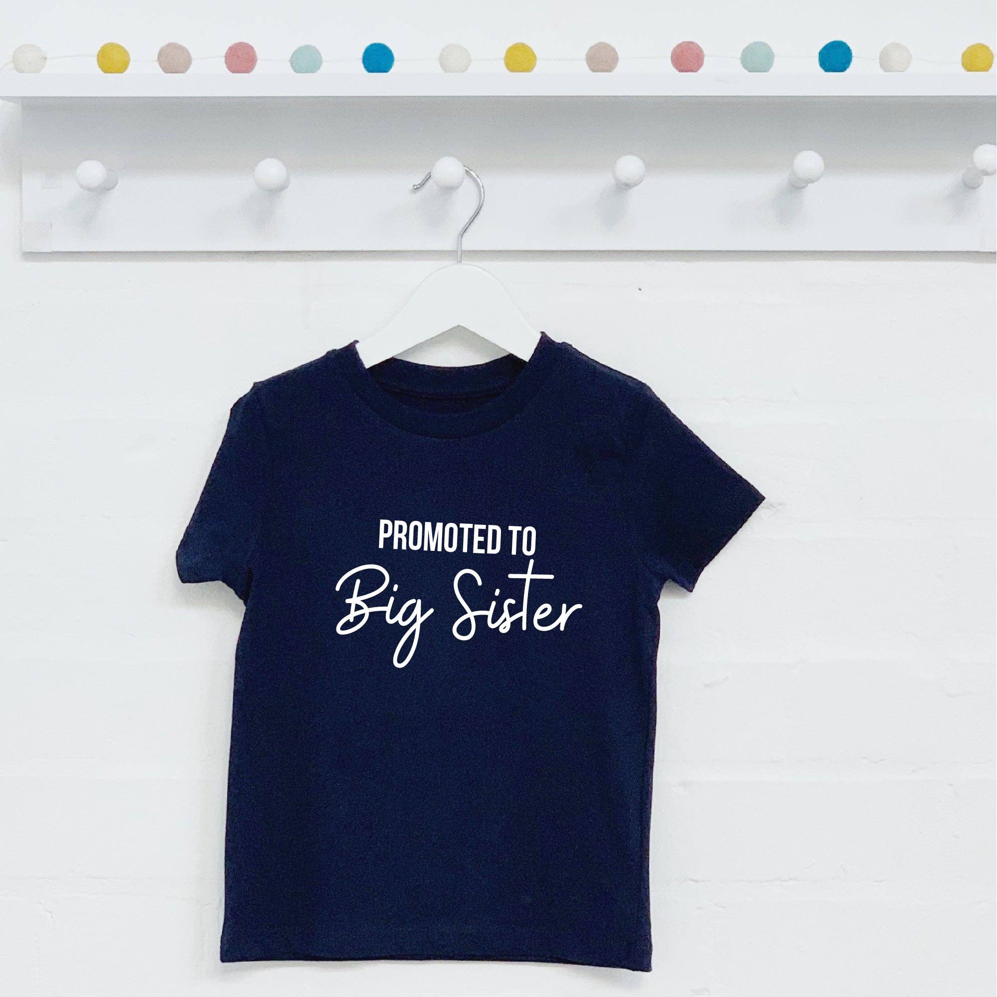 Lovetree Design – Engroshandel T-shirt med serigrafitryk – til børn – Forfremmet til Big Brother/Big Sister T Shirt1