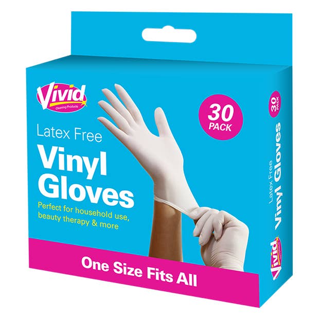 LMT-UK - Wholesale Cleaning Gloves - Vinyl Gloves 30pk - 5056283865688