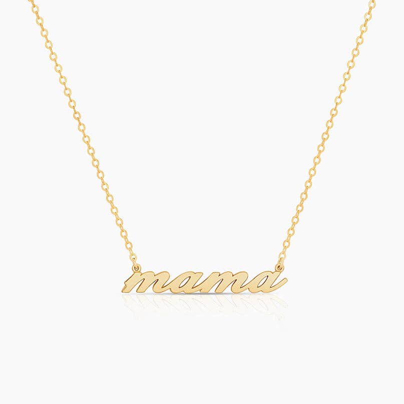 THATCH - Wholesale Pendant/Charm Necklace - Mama Script Necklace0
