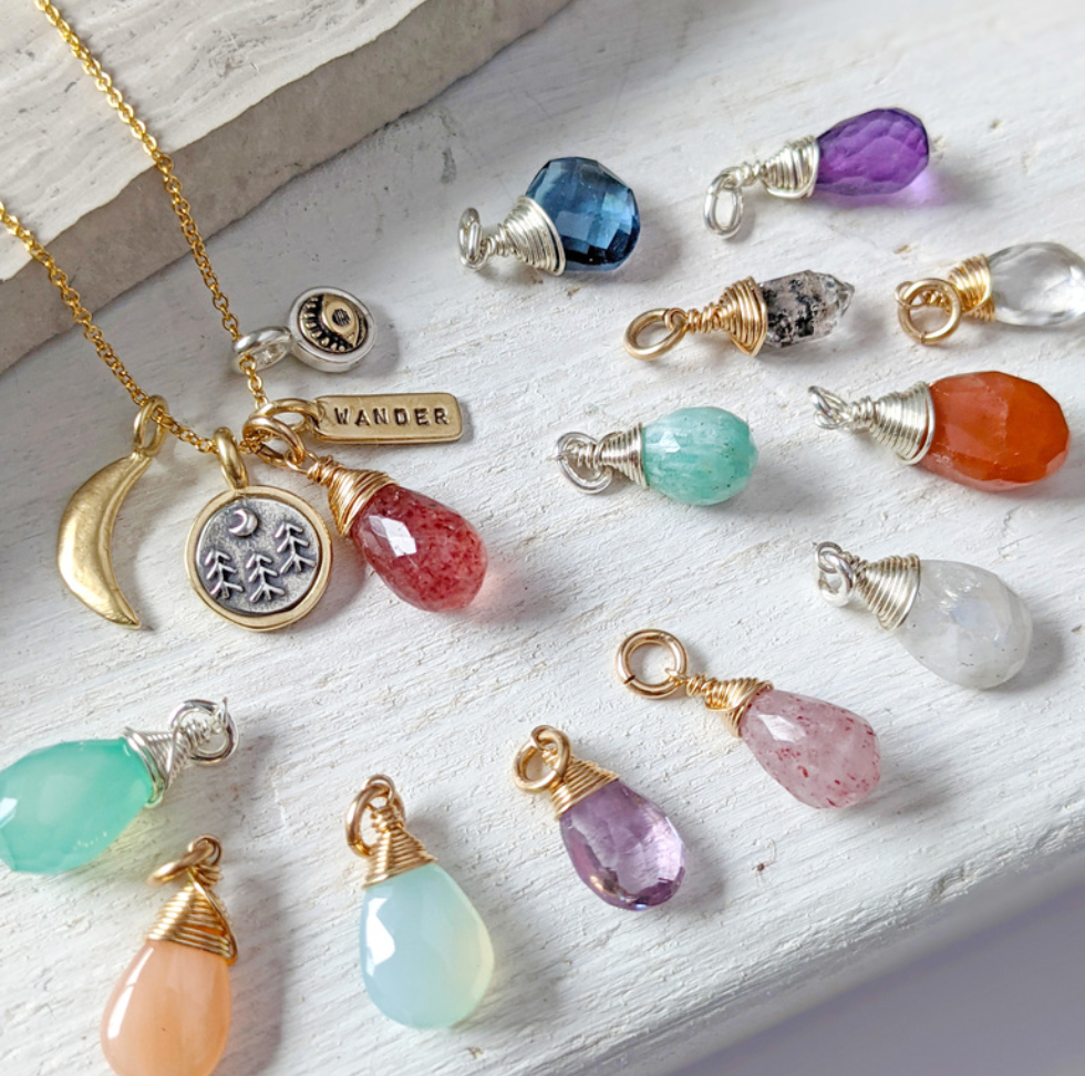 Marmalade Jewellery - Wholesale Individuele bedel/hanger - Middelgrote edelsteen1