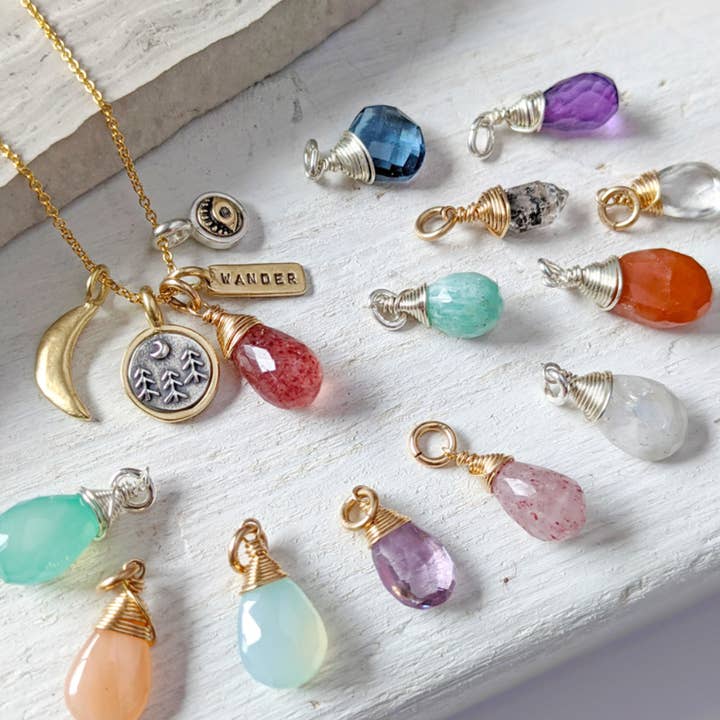 Marmalade Jewellery - Wholesale Individual Charm/Pendant - Medium Gemstone1