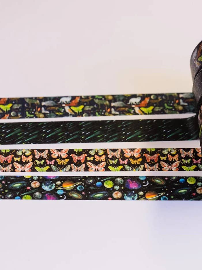 Nocturne - Juego de 4 Rollos de Cinta Washi para venta al por mayor de Katie Daisy