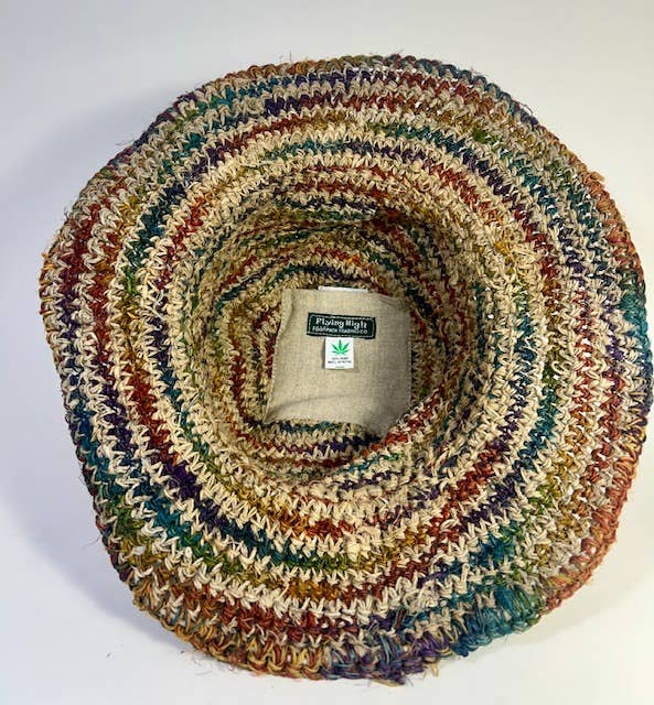 Foot Path Trading Co - Wholesale Straw Hat - Women's - Hemp Sun Hat Color2