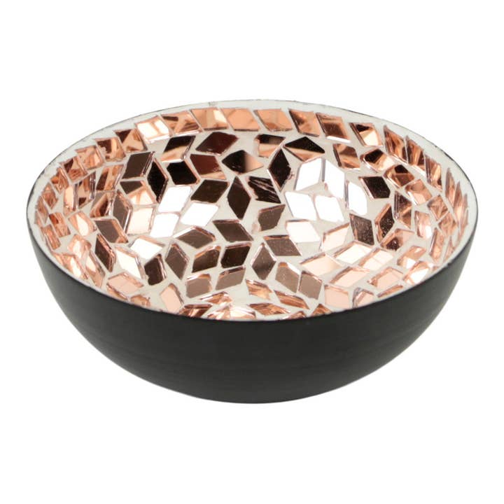 Copper tealight holder Aria M for wholesale by EARTHWARE