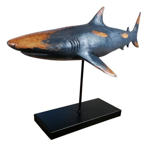 Michael & Philipp Noll e. K. - Wholesale Decorative Figurine - Shark Figure Statue XXL 59x24x38.5 cm7