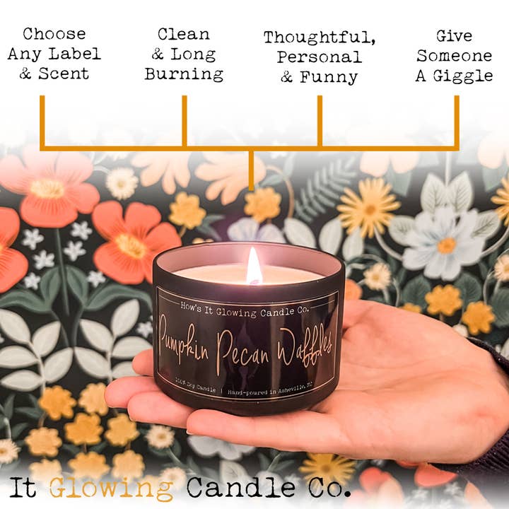 How's It Glowing Candle Co. - Wholesale Travel Candles - Frosted Juniper | 100% Natural Soy Candle | Vegan | NonToxic2