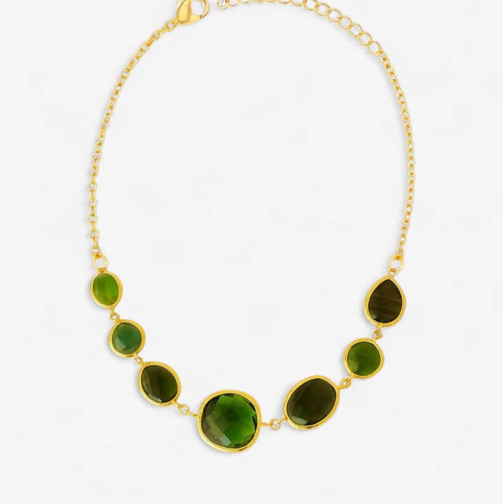 Woonder - Wholesale Choker/Collar - Choker Green Path