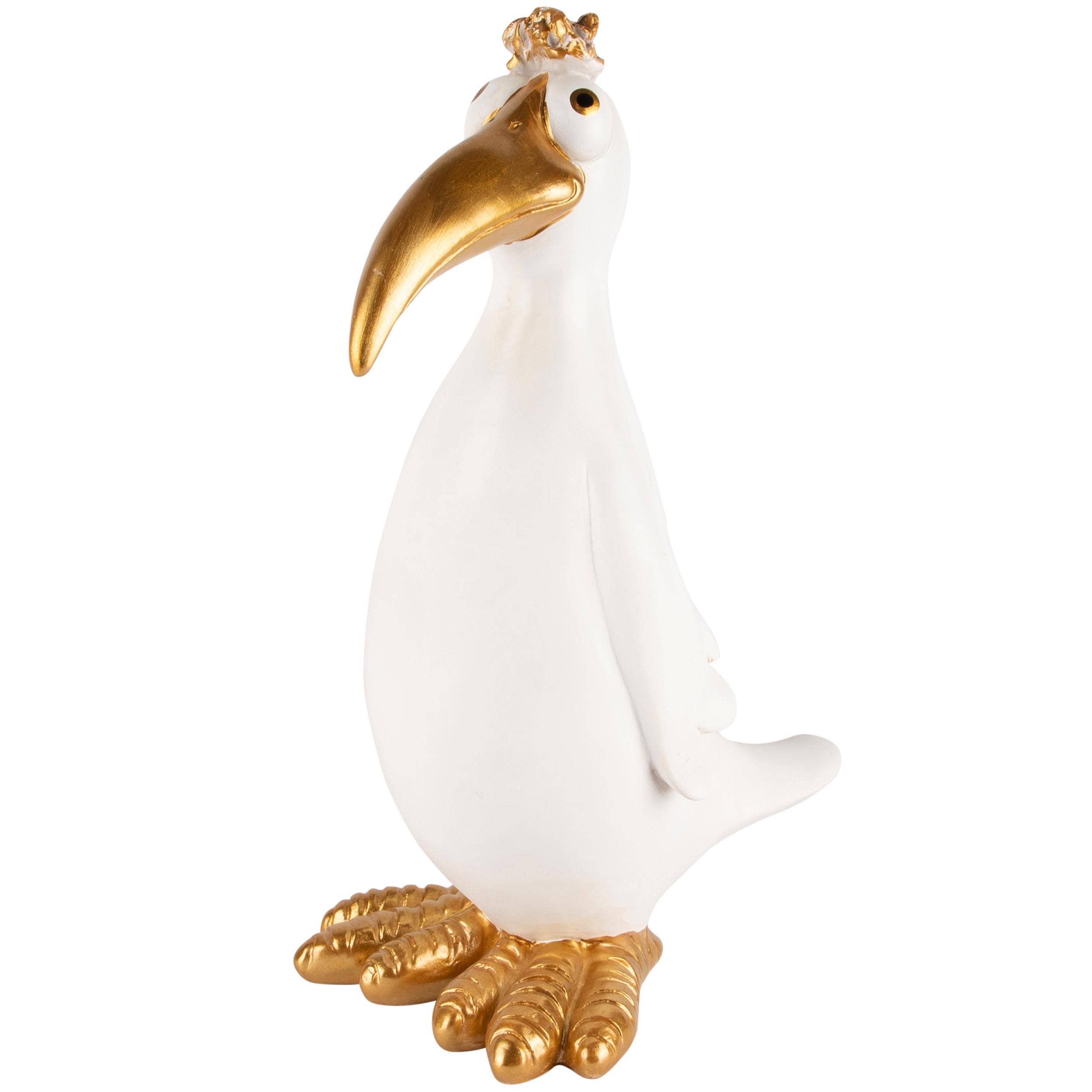 white gold Big Bec Bird Standing for wholesale on Faire1