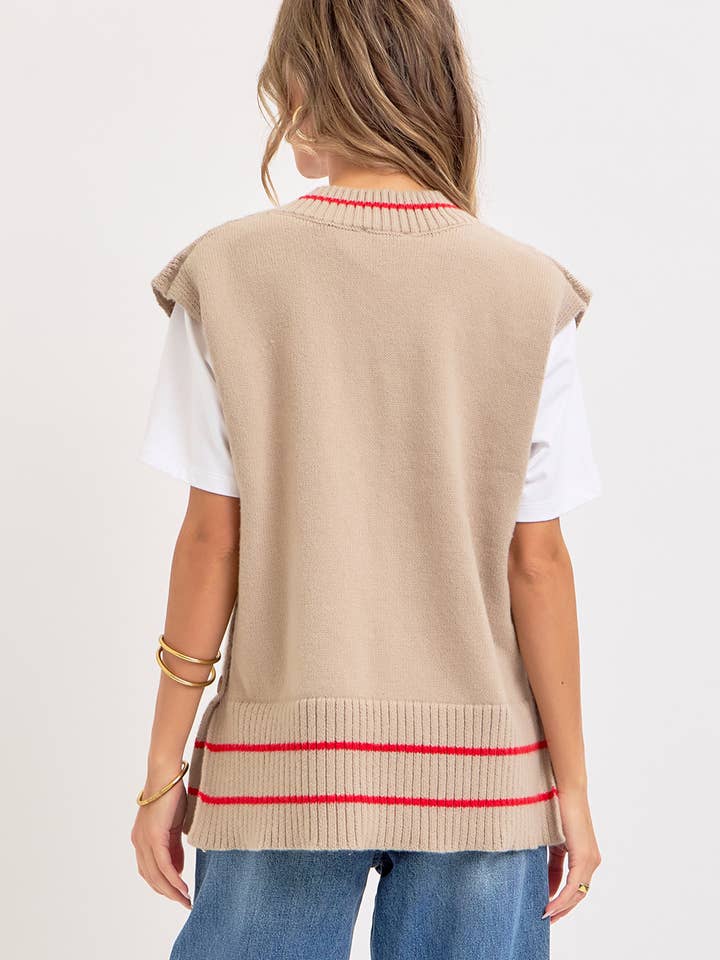 Sweet Lovely by Jen - Wholesale Knit Sweater - Women's - EFFORTLESSLY ESSENTIAL KNIT TOP/VEST28