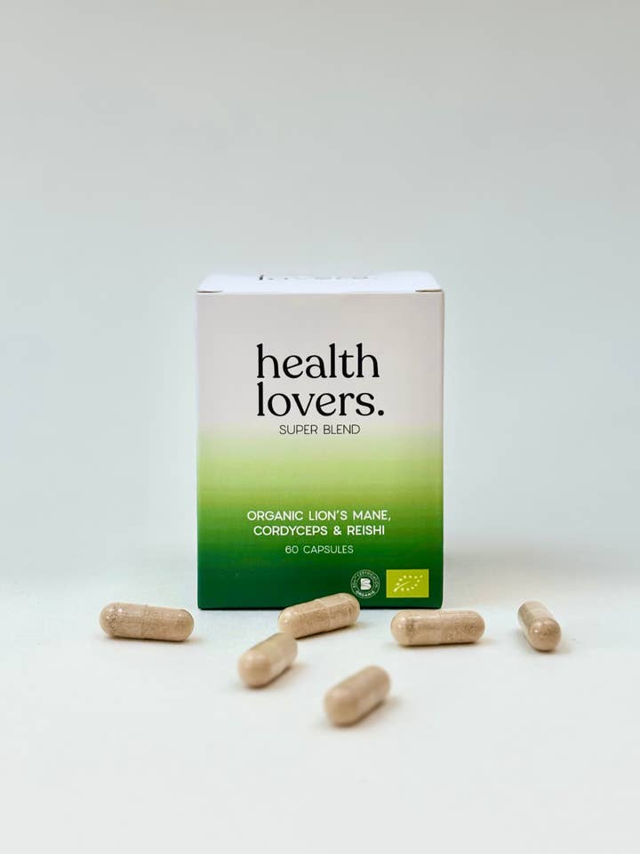 3 SuperBlend-svampekapsler for engroshandel hos health lovers