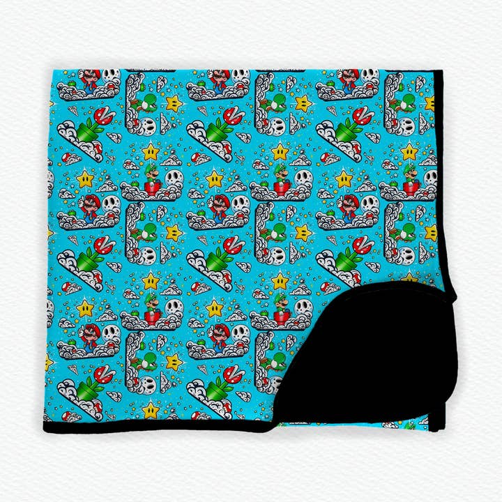 It's-A-Me! Double Layered Bamboo Blanket for wholesale by Secret Stock Reserve