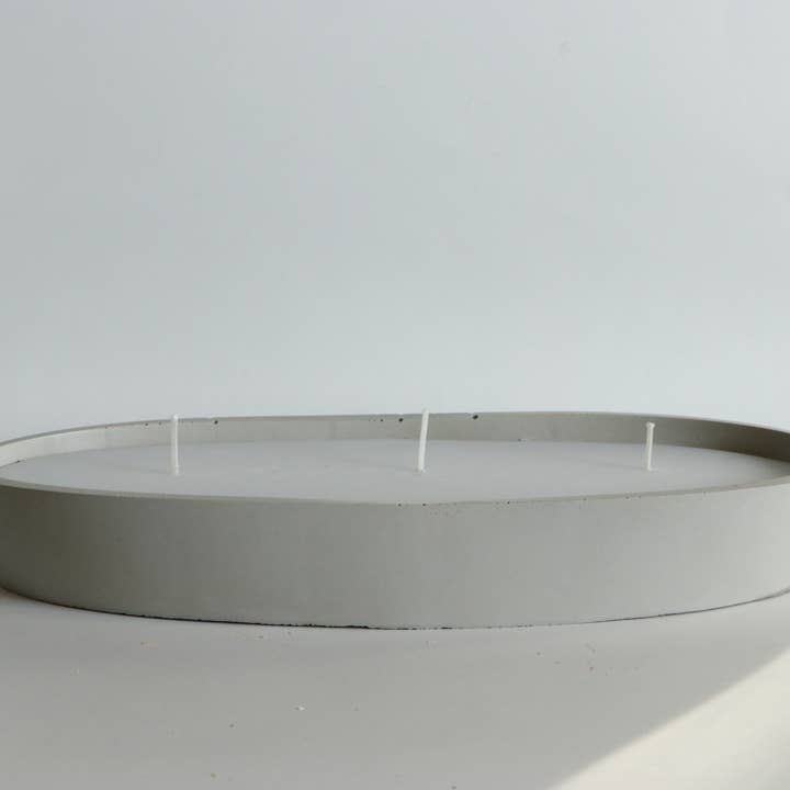 Concrete Dough Bowl Candle for wholesale by SugarByrd