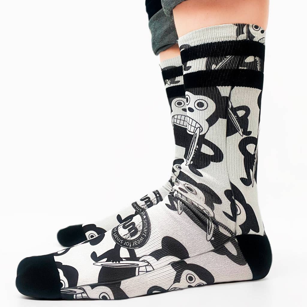 LOCO MONKY - Wholesale Socks - Unisex - MONKY Loco Monky Logo unisex socks4