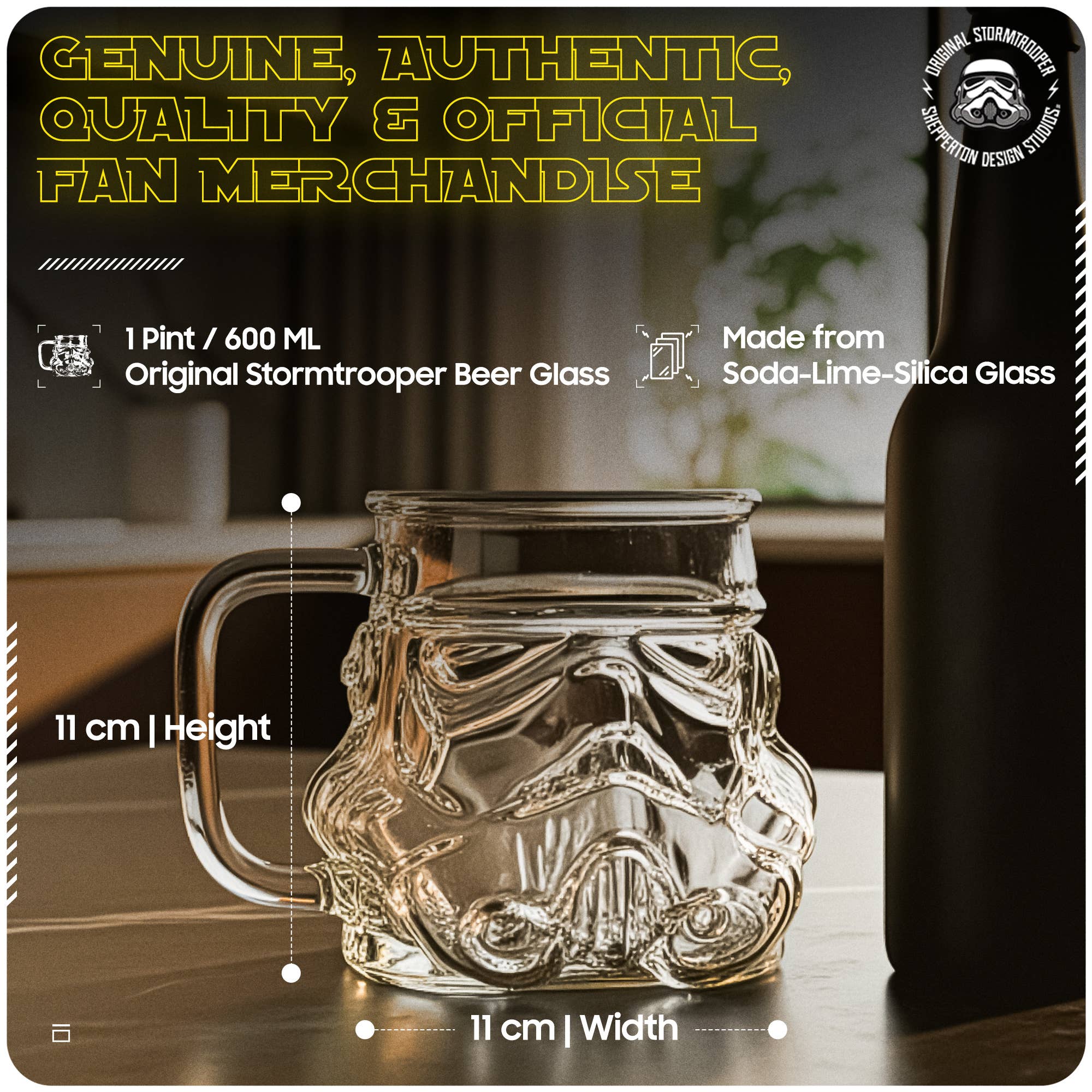 Thumbs Up! – wholesale Beer glass/mug – Original Stormtrooper Helmet 3D Beer Glass5