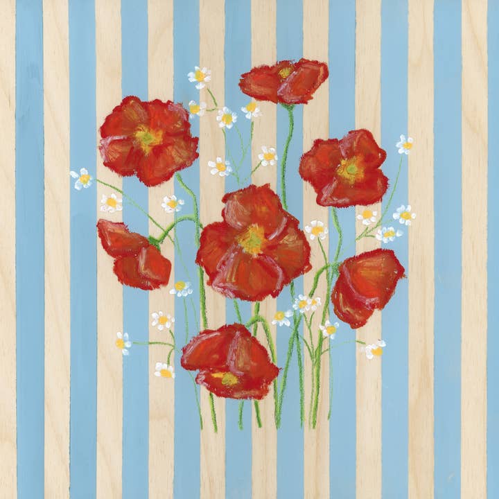 Allie Burton Art - Wholesale Art Print - “Flora” A Square Print1