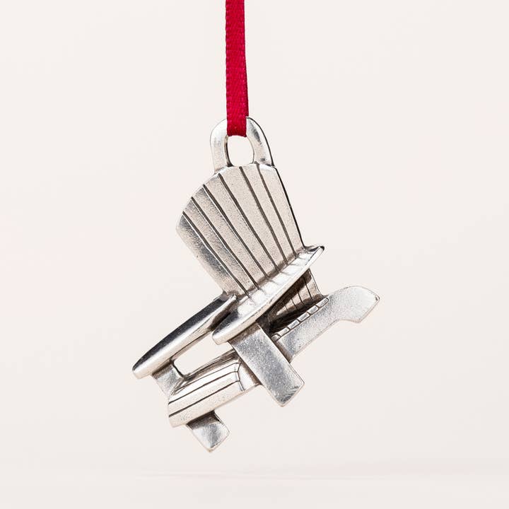 Adirondack Chair Ornament for wholesale by Danforth Pewter