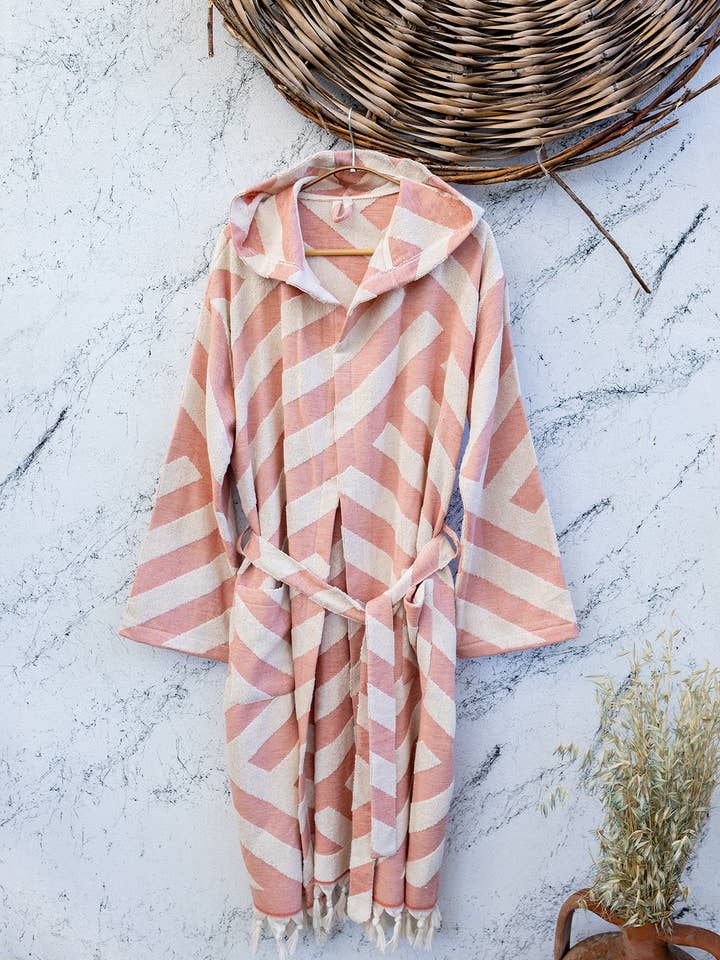 Kikoya - Wholesale Badjas - Uniseks - Kikoya lichtgewicht badjas met capuchon van Turks katoen, Raised Terry1