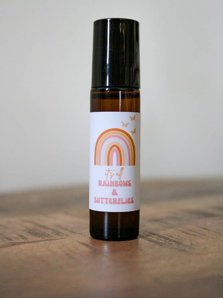 Rainbows + Butterflies Aromatherapy Roller | Essential Oils for wholesale by Blue Sage